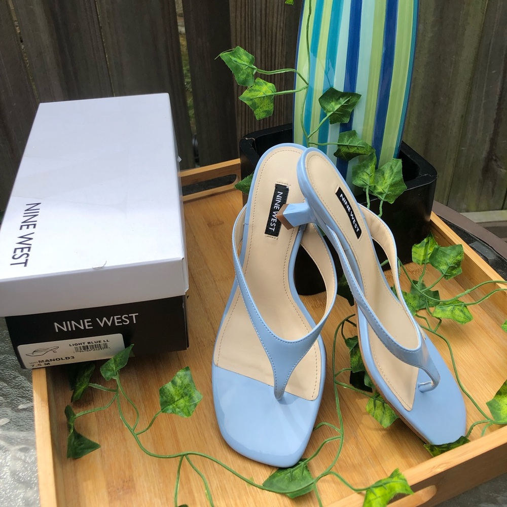 Nine West Manold Heeled Thong Sandals